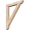 Ekena Millwork Traditional Slat Smooth Bracket, Douglas Fir, 3 1/2"W x 30"D x 36"H BKT04X30X36TRA06SDF - alternate 1